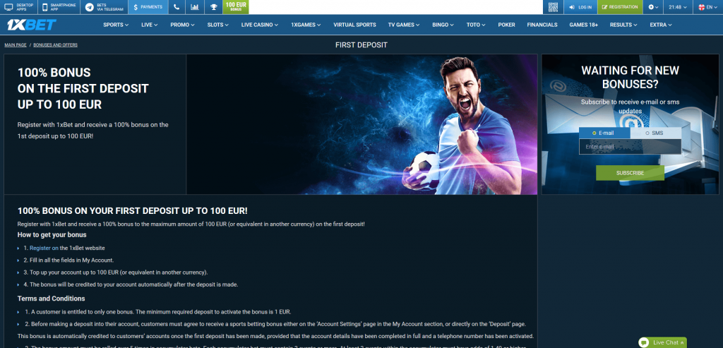 Orada serbest paris - bedava ikramiye Bets1xbet
